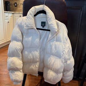 Wild Fable Cream Puffer Jacket